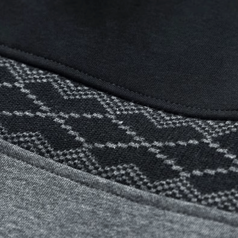 Stilren Sweatsuit med Argyle - mönster – Mjuk och Andningsbar Träningsdräkt med Justerbar Midja och Fickor - STILUNA