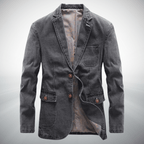 Urban Denimjacka med Vintage Tvätt och Skräddarsydd Passform - STILUNA