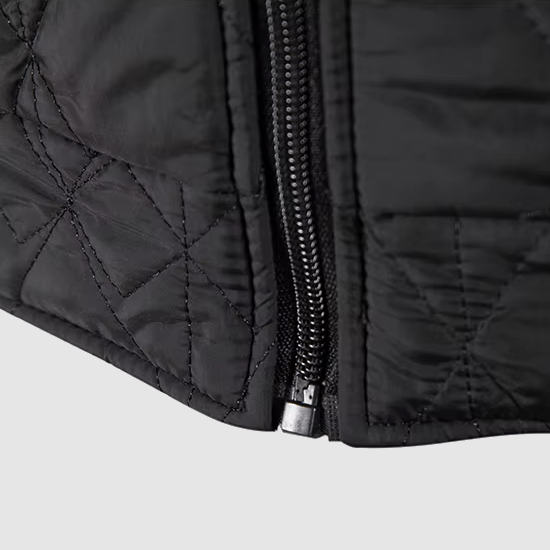 Urban Lång Kofta i Poly - Cotton med Frontdragkedja och Långärmar – Stickad Cardigan för Tidlös Stil - STILUNA