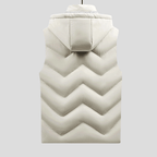 Vadderad Västar i Bomull med Hög Krage och Dragkedja – Aspen Design - STILUNA