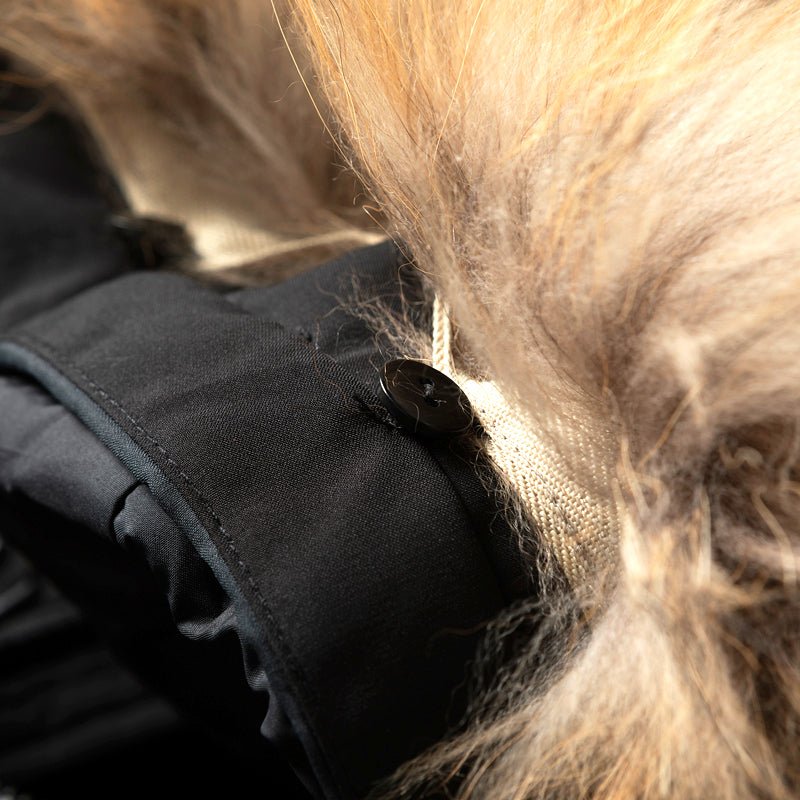 Varm Parka Jacka för Herrar med Dunisolering och Avtagbar Huva – Vattentät yttertyg för Kalla Väderförhållanden - STILUNA