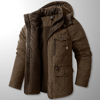 Vattentät och Andningsbar Jacka med Termisk Reflektion och Avtagbar Huva - STILUNA