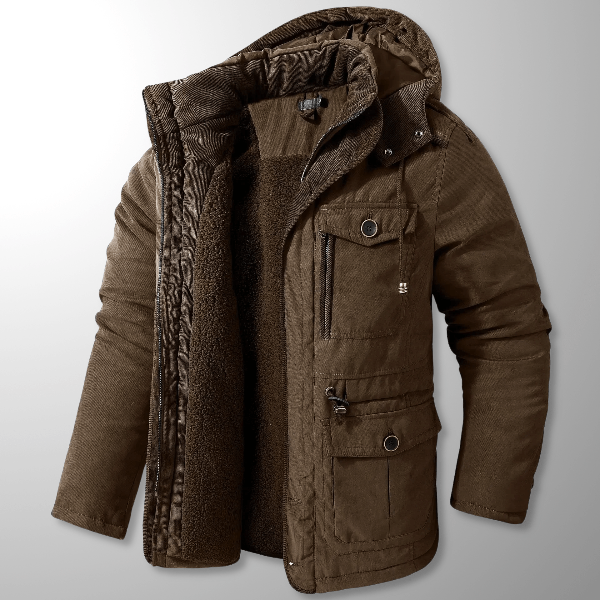 Vattentät och Andningsbar Jacka med Termisk Reflektion och Avtagbar Huva - STILUNA