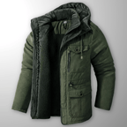 Vattentät och Andningsbar Jacka med Termisk Reflektion och Avtagbar Huva - STILUNA