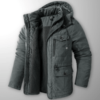 Vattentät och Andningsbar Jacka med Termisk Reflektion och Avtagbar Huva - STILUNA