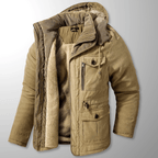 Vattentät och Andningsbar Jacka med Termisk Reflektion och Avtagbar Huva - STILUNA