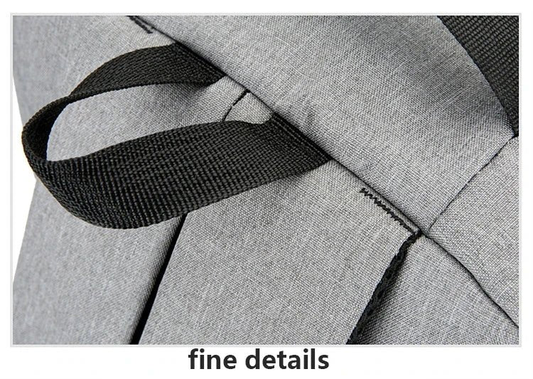 Vattentät Oxford Laptop Ryggsäck 15.6 Tum: Lås Upp Hög Kapacitet Med USB Laddningsport För Affärsresor Och Skola - STILUNA