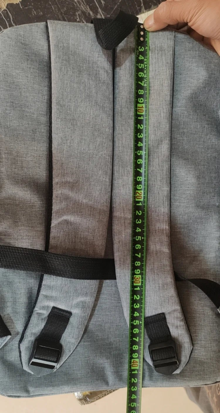 Vattentät Oxford Laptop Ryggsäck 15.6 Tum: Lås Upp Hög Kapacitet Med USB Laddningsport För Affärsresor Och Skola - STILUNA