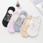 Ventilerande Blommiga Strumpor i Mjuk Bomull för Vår och Sommar – Fotledslängd, Flera Färger - STILUNA