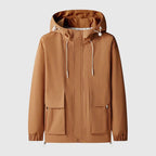 Vindbeständig Huva Jacka med Fickor – Polyesterblandning för Utomhusbruk - STILUNA