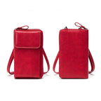 Vintage Casual Axelväska i PU med Dragkedja – 18 cm x 11 cm - STILUNA