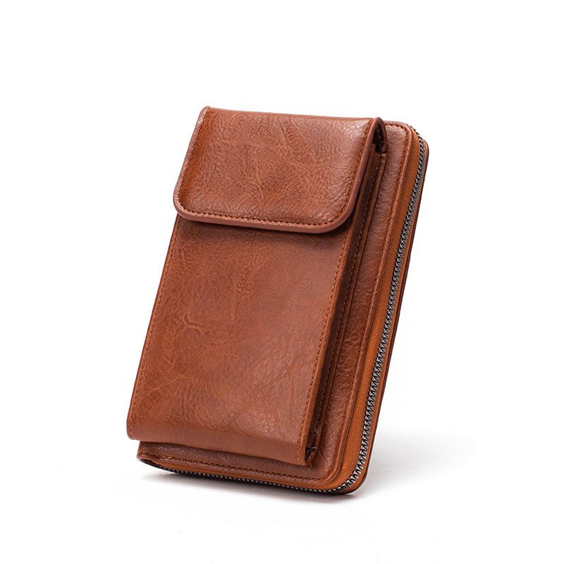 Vintage Casual Axelväska i PU med Dragkedja – 18 cm x 11 cm - STILUNA